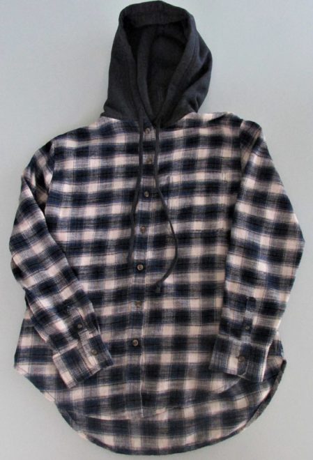 Flannel long sleeve Shirts with Hood-BC 3024