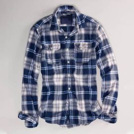 Men’s Plaid Flannel Shirt -BC 33237