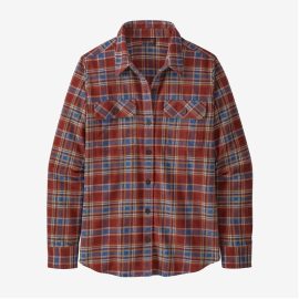 Women’s Long-Sleeved Organic Cotton Flannel Shirt-BC 33248