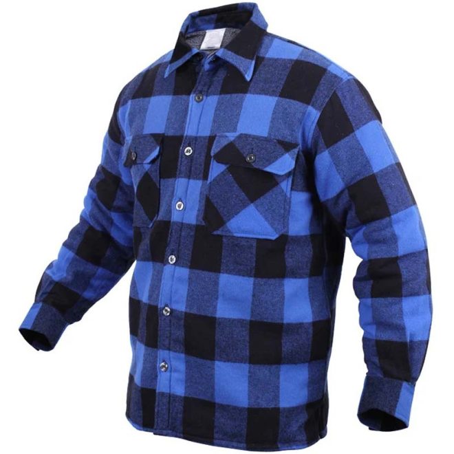 Sherpa Lined Flannel Jacket-BC 55324