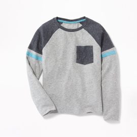 Boys Knit Pockets Tee-BC 11229