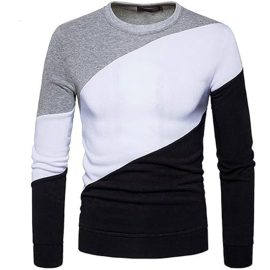 Men’s Cut & Sew Crew Neck T-shirts-BC 1028